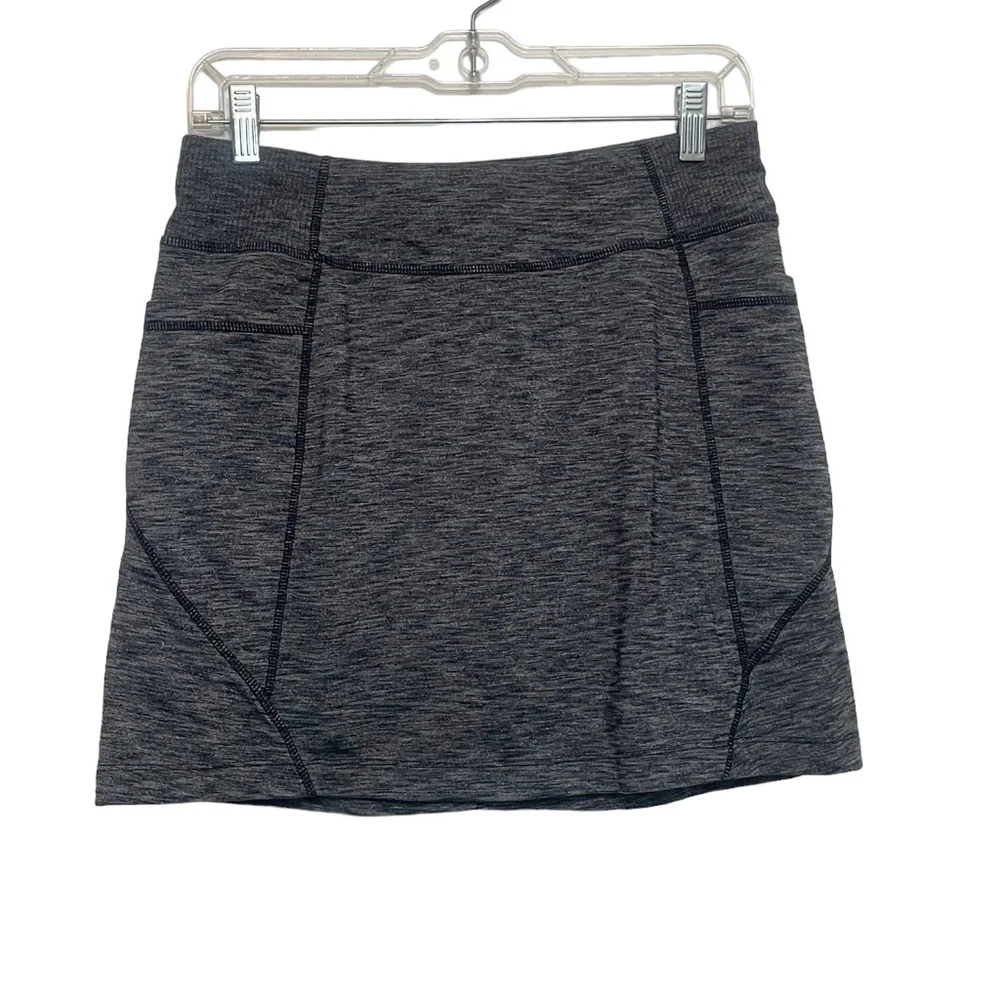 Athleta Small Skort‎ Grey Charcoal Blend Pockets